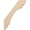 Ekena Millwork 5-inch W x 18-inch D x 24-inch H Olympic Rough Cedar Woodgrain TimberThane Knee Brace, Primed BRCUR05X18X24OLYRCPR - alternate 2